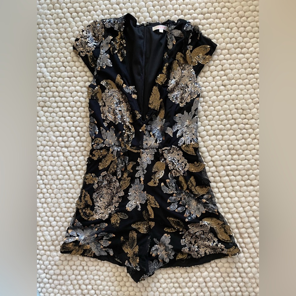 Sequined romper